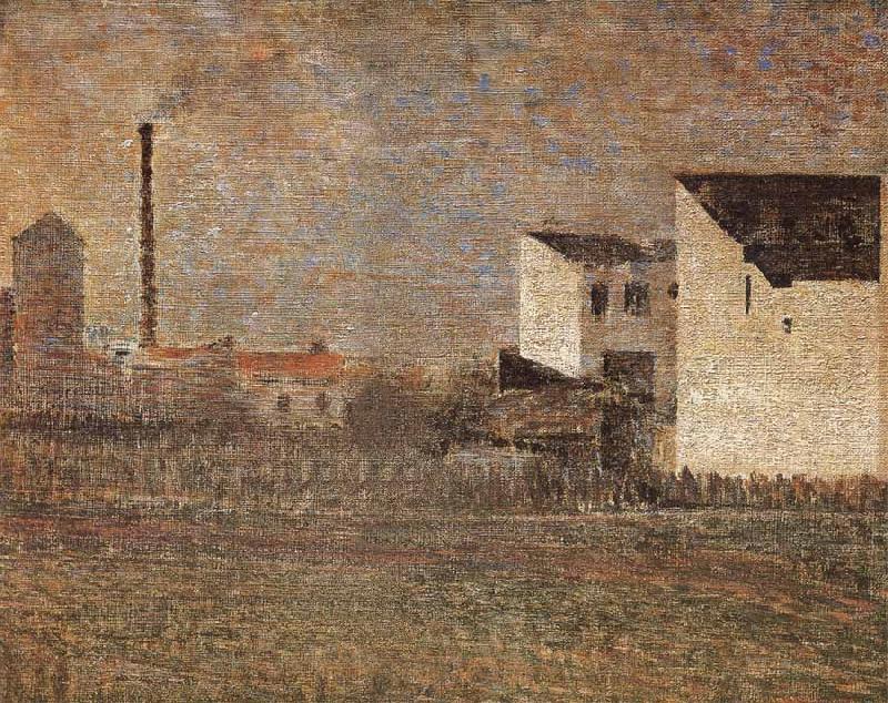 Georges Seurat Suburb China oil painting art